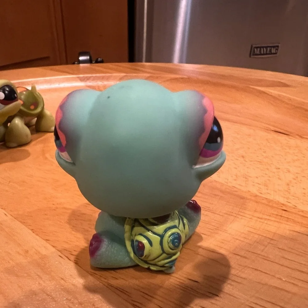Littlest Pet Shop Reptile Lot Turtle Gecko Salamander Snail LPS Hasbro 5pc